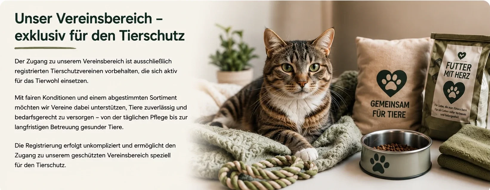 Unser Vereinsbereich - exklusiv für den Tierschutz
